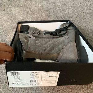 Chanel Combat Boots